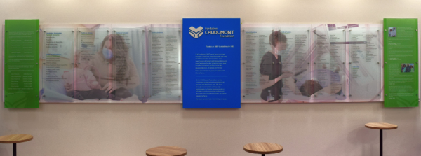 Mur de reconnaissance Fondation CHU Dumont
